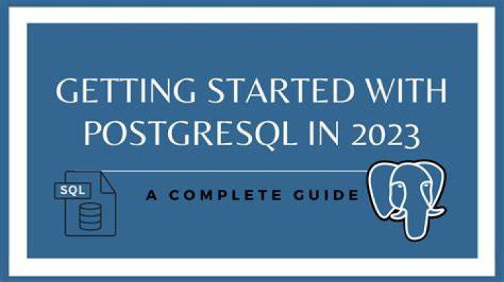 Getting started with PostgreSQL on Docker